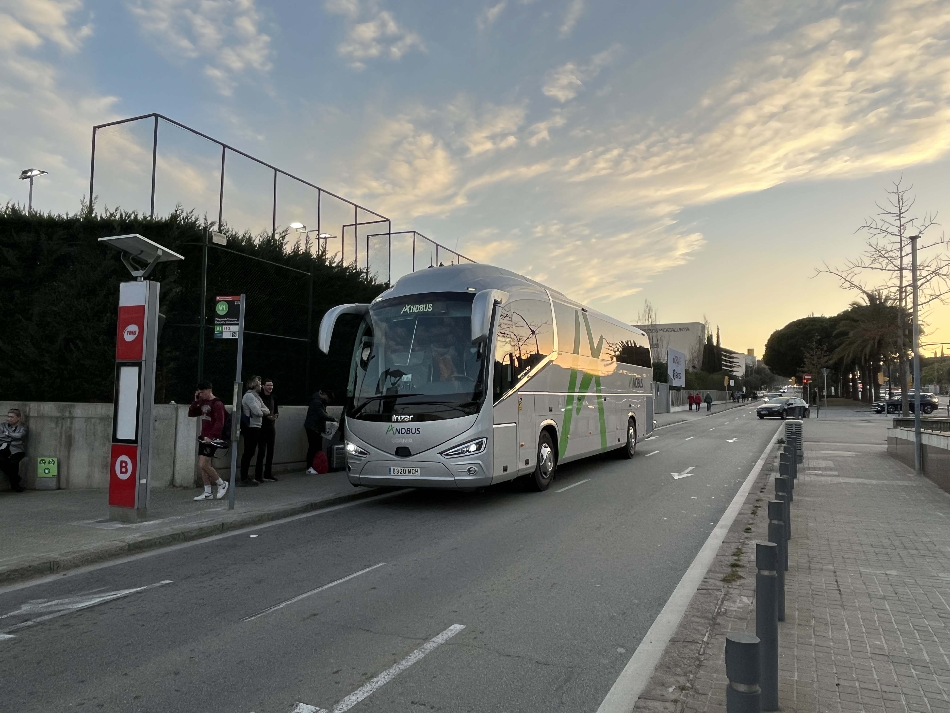 Parada autobus aeropuerto barcelona